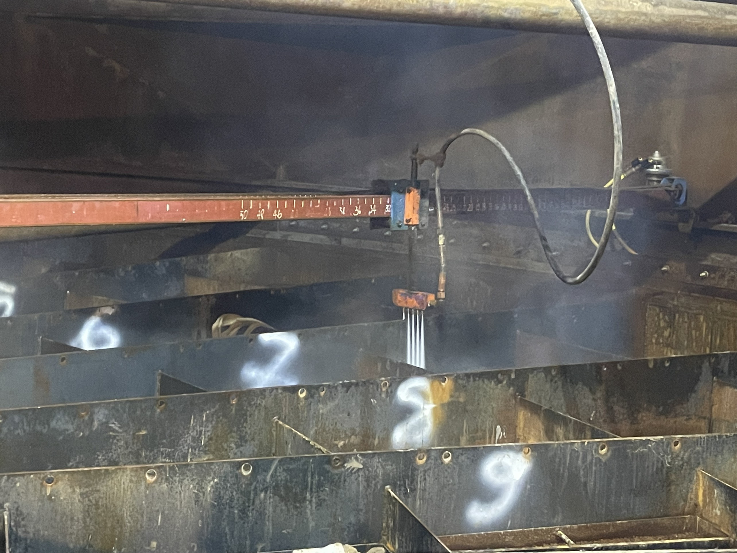 Removal, sanitary cleaning, island working surface the Element Baskets air dryer GAH furnace 1