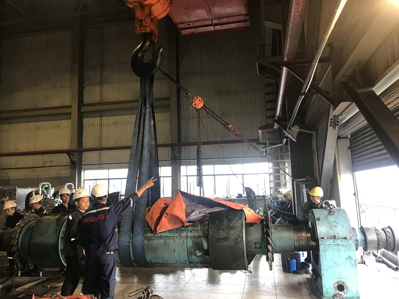 Sửa chữa TĐT tuabin, máy phát và thiết bị phụ lò số 2