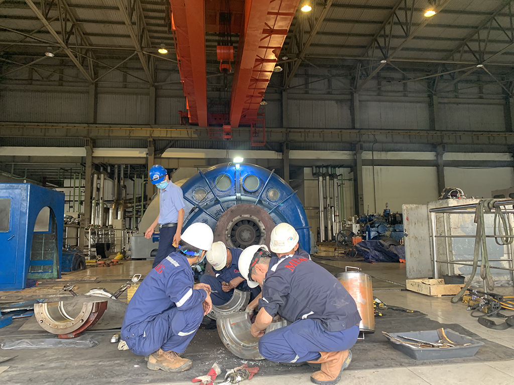 Repair/Overcome the vibration of Turbine Unit 1