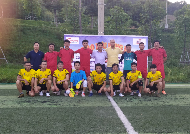 Giao hữu bóng đá giữa Megarig Industries và Công ty CP Đầu tư và xây dựng 36